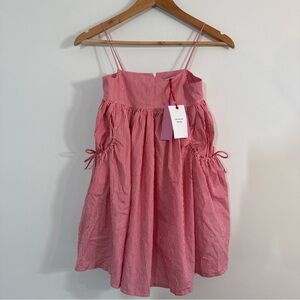 Christina Rhode Girls Size 8 Pin Stripe Red/white Dress Babydoll New With Tags!